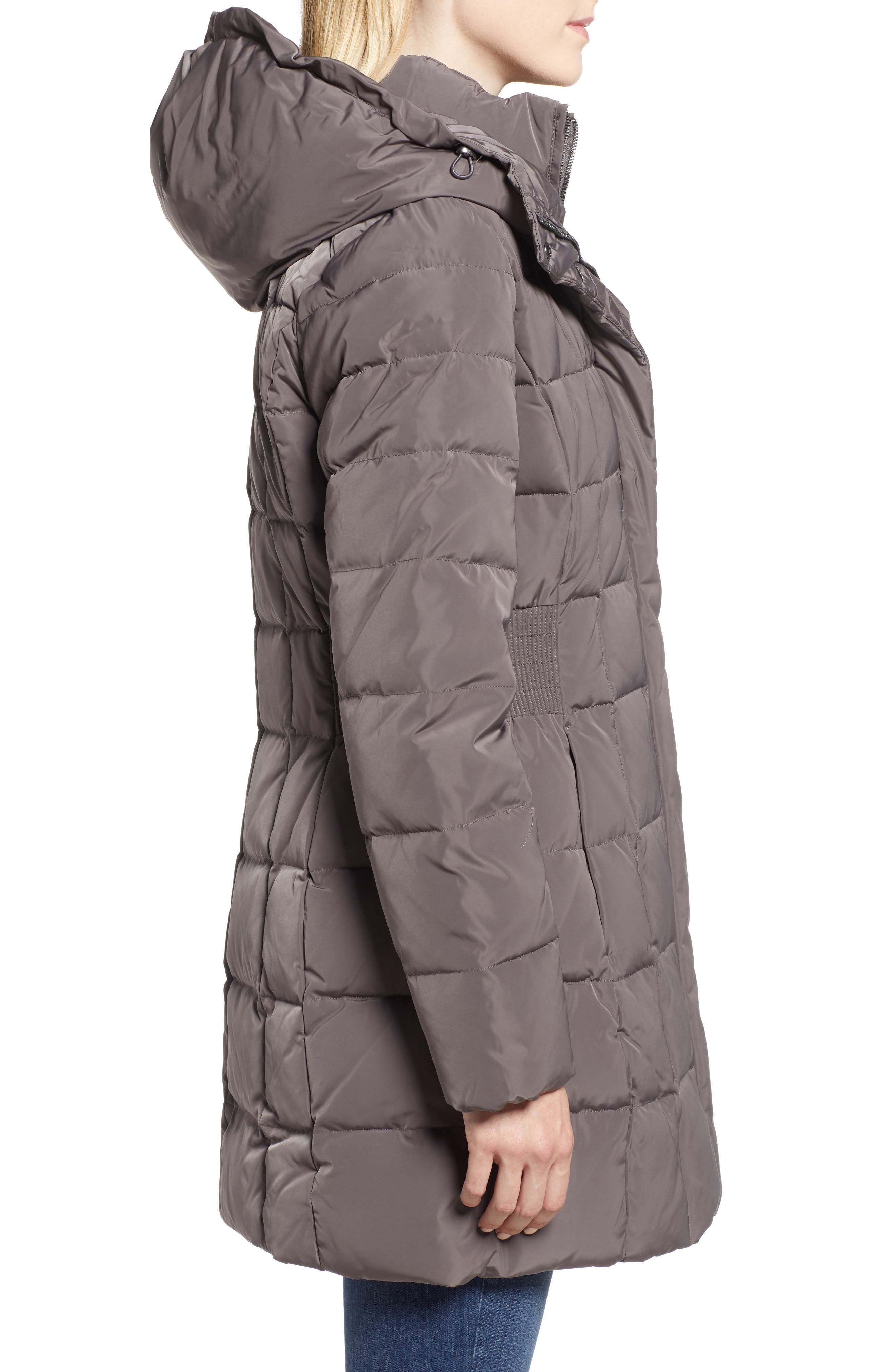 cole haan hooded down and feather jacket