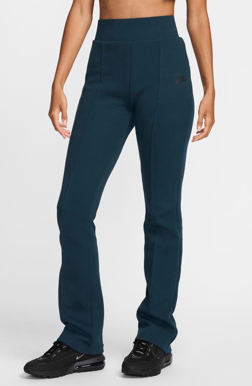 Shop Nike Tech Fleece Slim Fit Joggers In Armory Navy/black