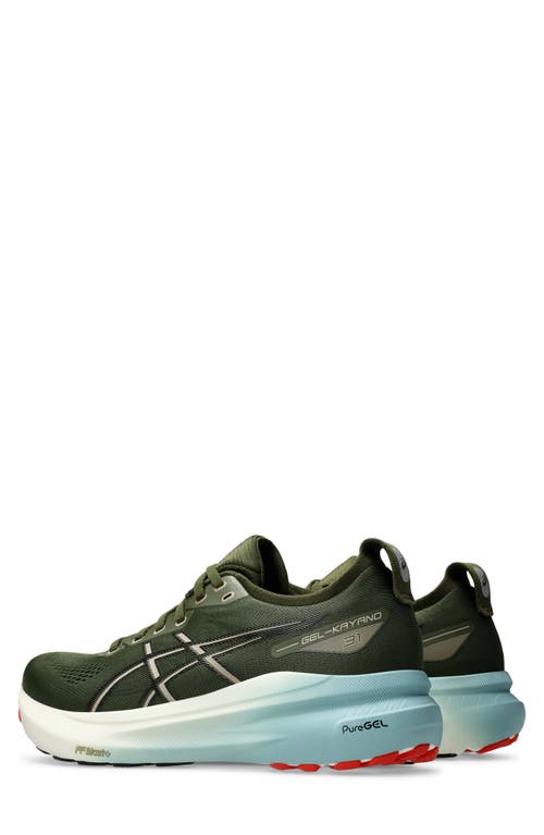 Shop Asics ® Gel-kayano® 31 Running Shoe In Smog Green/black