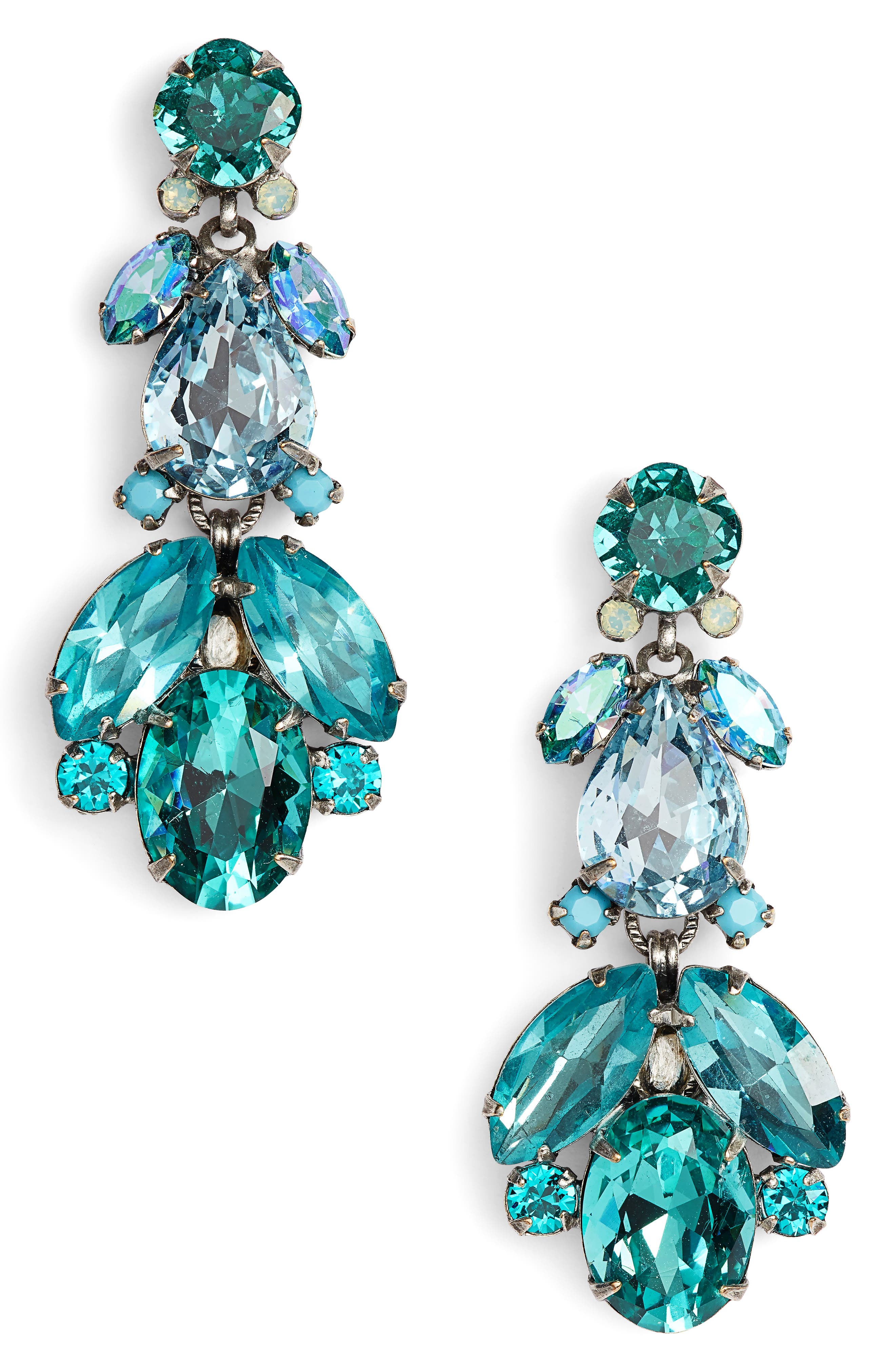 nordstrom crystal drop earrings