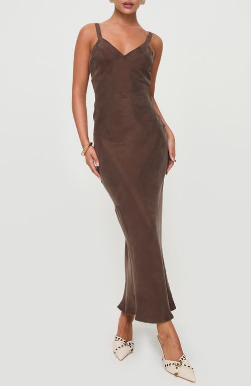 Shop Princess Polly Laurette Maxi Dress In Brown