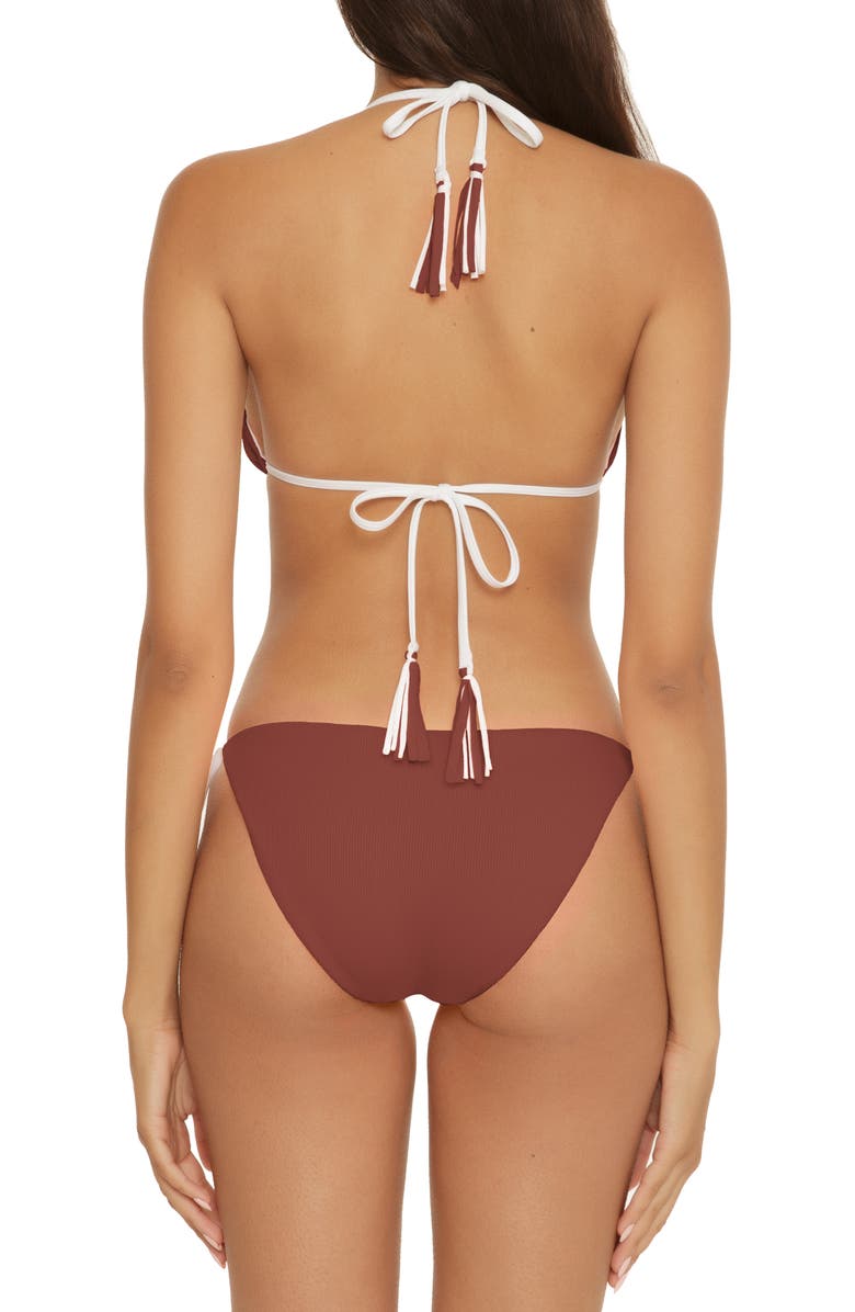 Becca Modern Edge Reversible Bikini Bottoms, Alternate, color, Coconut