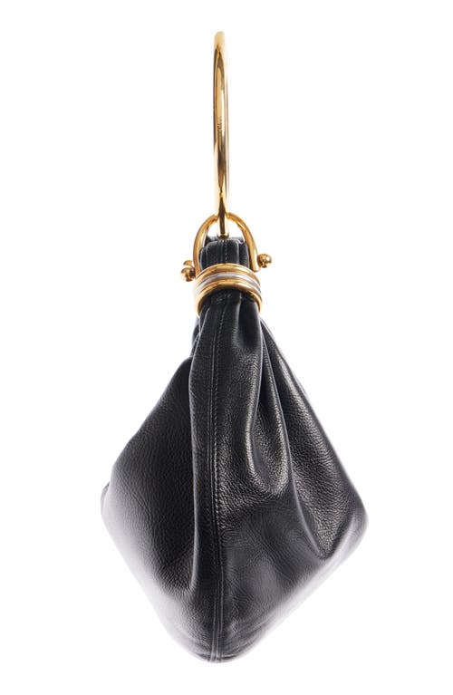 Chloé Bracelet Leather Hobo-bag In Black 001