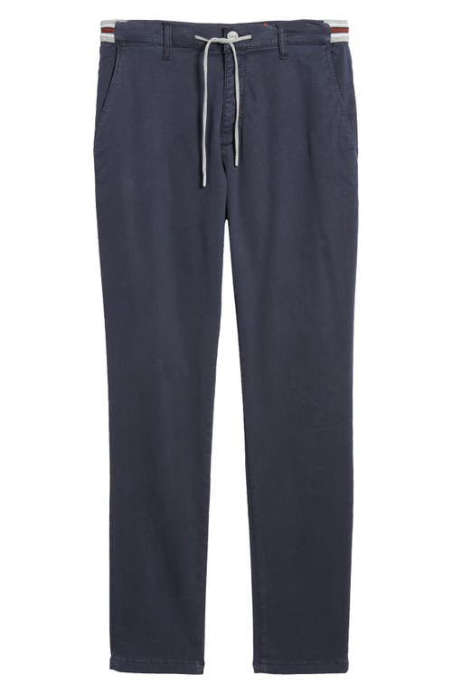 34 Heritage Formia Drawstring Pants In Navy Soft Touch
