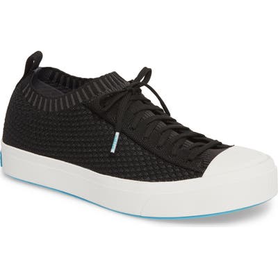 Native Shoes Jefferson 2.0 Liteknit Lace-Up Sneaker, Black