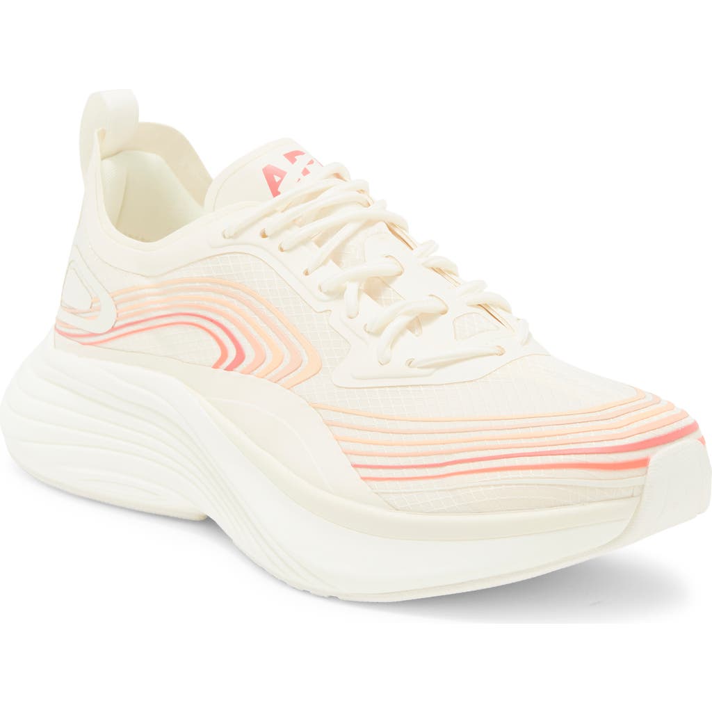 Apl Athletic Propulsion Labs Apl Streamline Running Shoe In Pristine/fire Coral/multi