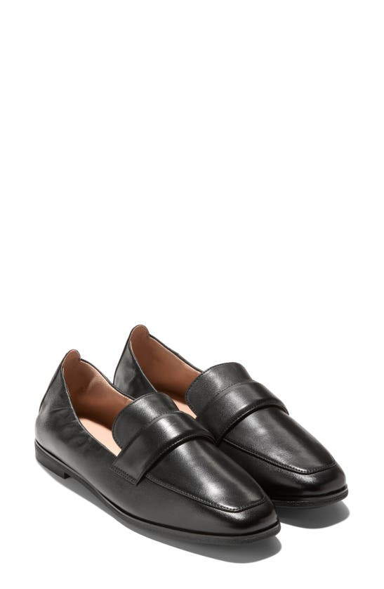 Shop Cole Haan Trinnie Loafer In Black Leather