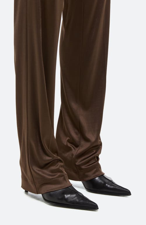 Shop Helmut Lang Fluid Liquid Jersey Pants In Dune