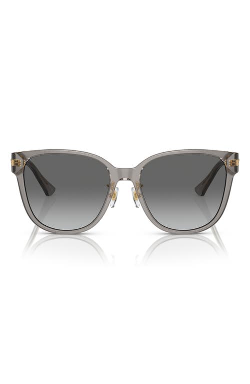Versace 57mm Gradient Square Sunglasses in Opal Grey at Nordstrom