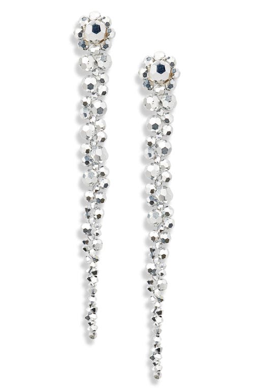 Simone Rocha Beaded Drop Earrings In Mirror