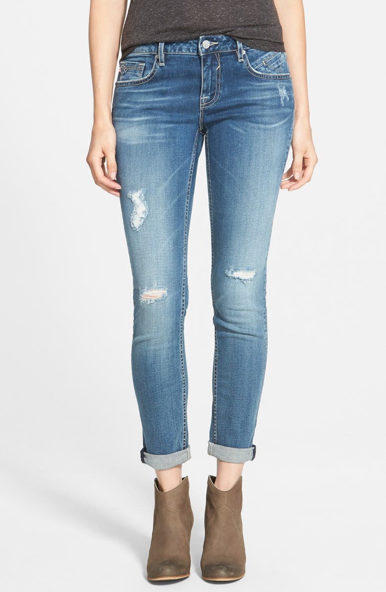 Vigoss 'Tomboy' Distressed Skinny Jeans (Bay Wash) | Nordstrom