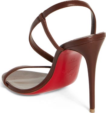 Rosalie Patent Leather Sandals in Red - Christian Louboutin