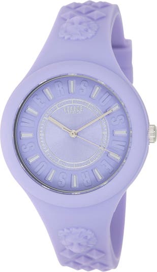 VERSUS Versace Women's Silicone Strap Watch, 39mm & Zip Case | Nordstromrack