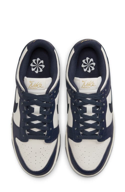 Nike Dunk Low Sneaker In Phantom/obsidian-pale Ivory