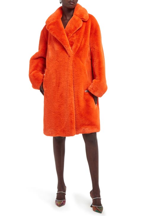 Women's Orange Fur & Faux Fur Coats | Nordstrom