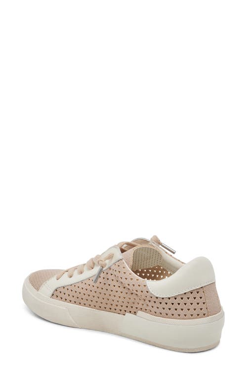 Shop Dolce Vita Zina Perforated 360 Slip-on Sneaker In Dune Multi Suede