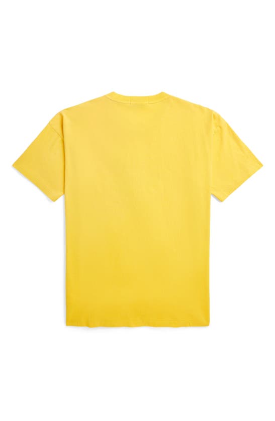 Shop Polo Ralph Lauren Le Surf Graphic T-shirt In Signal Yellow