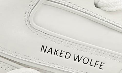 Shop Naked Wolfe Temple Sneaker In White Leather