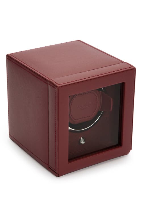 Shop Wolf Cub Single Watch Winder In Bordeaux