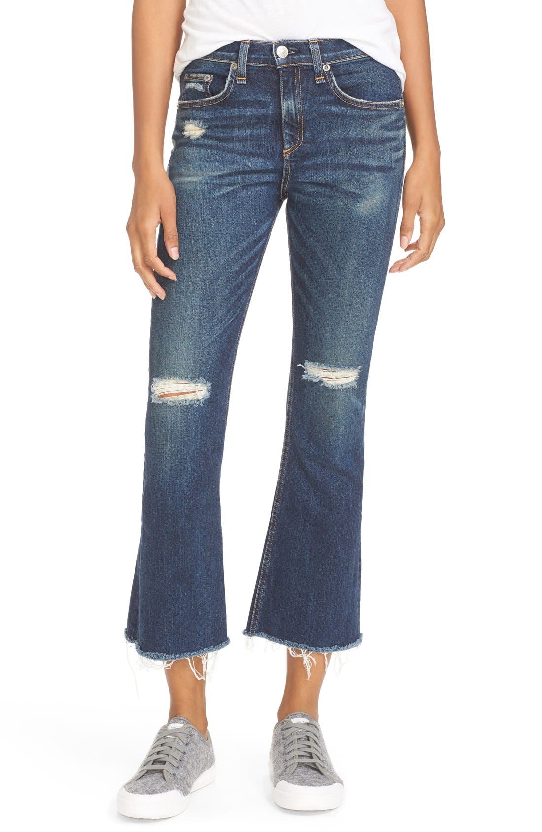rag and bone jeans ripped