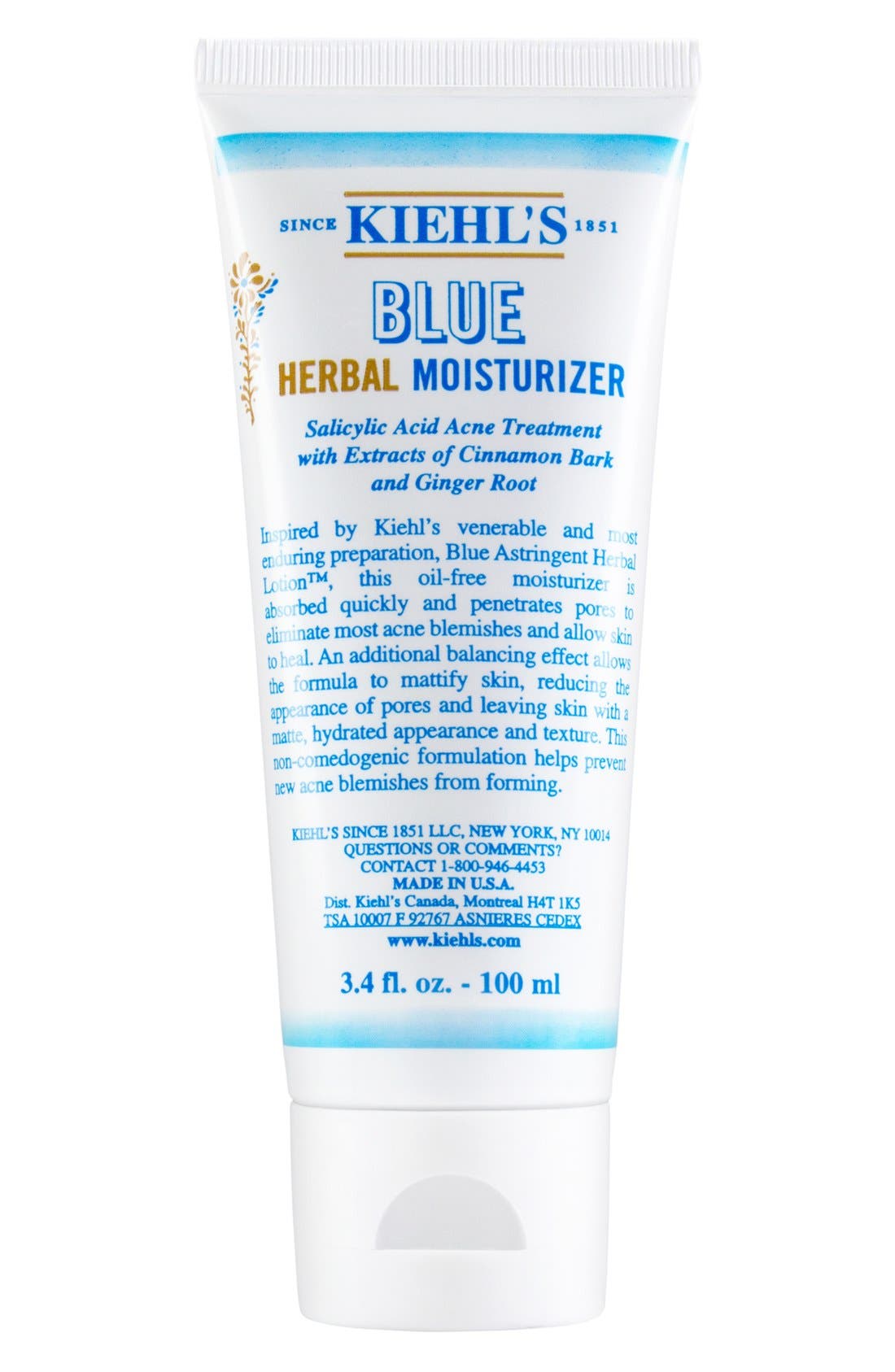 Kiehl's Since 1851 Blue Herbal Moisturizer Nordstrom