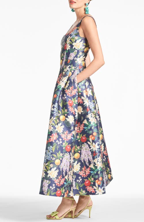 Sachin & Babi Women's Mia Floral Tea-length Gown In Alto Giardino