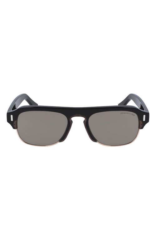 Cutler and Gross 56mm Flat Top Sunglasses in Grey/Gradient