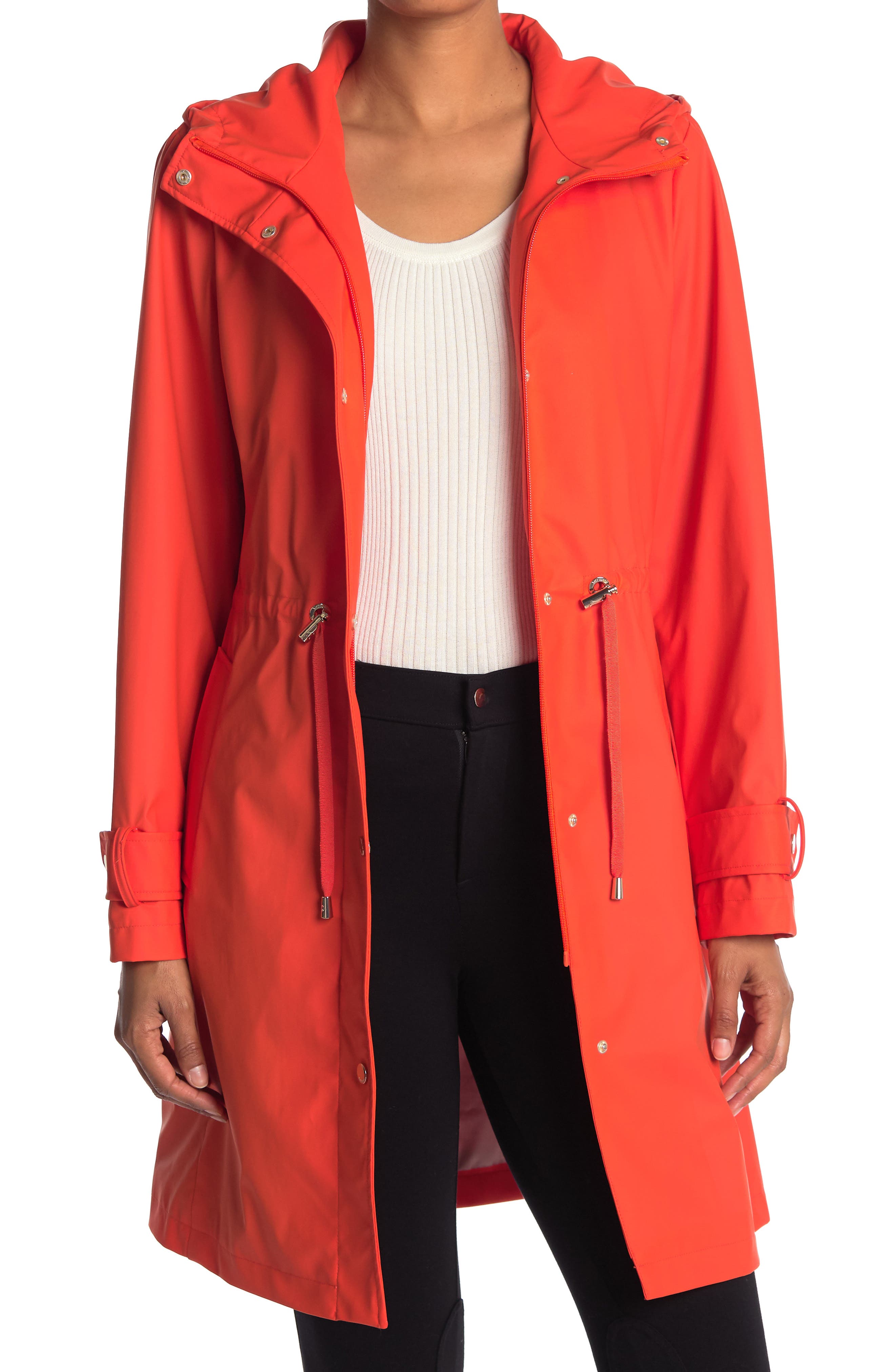 Kate spade rain on sale jacket with hood