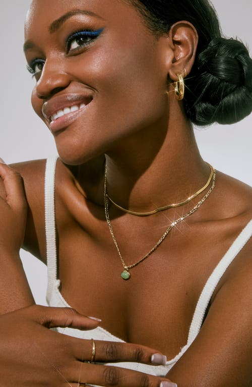 Ana Luisa Gemstone Necklace In Gold