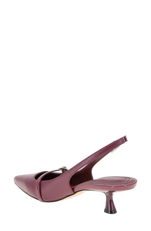 Bcbgeneration Kami Slingback Pump In Windsor Wine