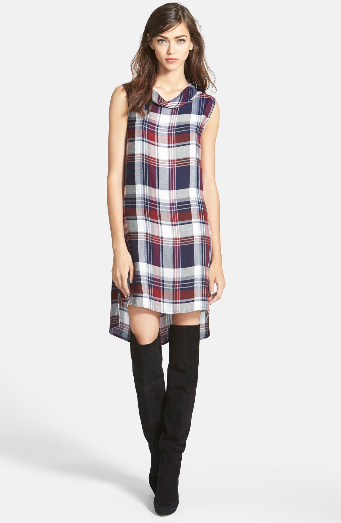 WAYF Sleeveless Mock Turtleneck Dress Nordstrom