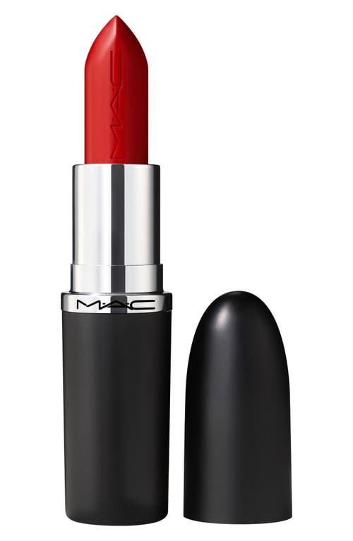 Shop Mac Cosmetics M·a·cximal Sleek Satin Lipstick In Left On Red