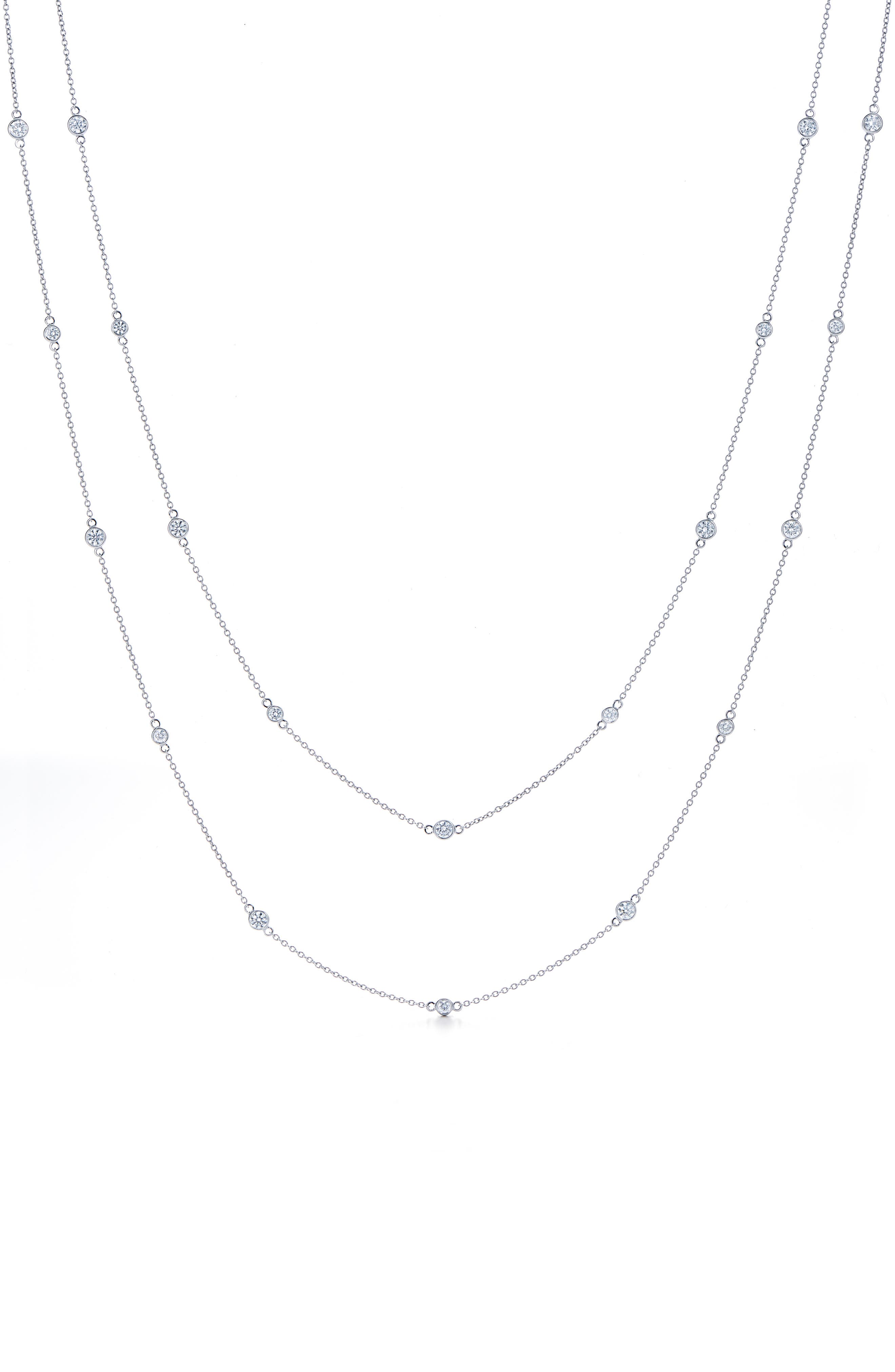 diamond strings necklace