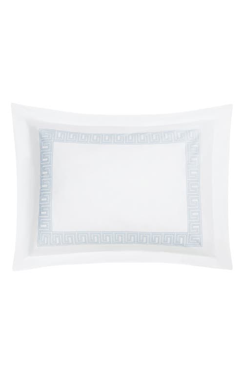 Matouk Ophelia Pillow Sham In Light Blue
