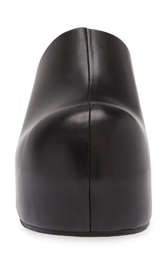 Shop Acne Studios Round Toe Leather Clog In Black