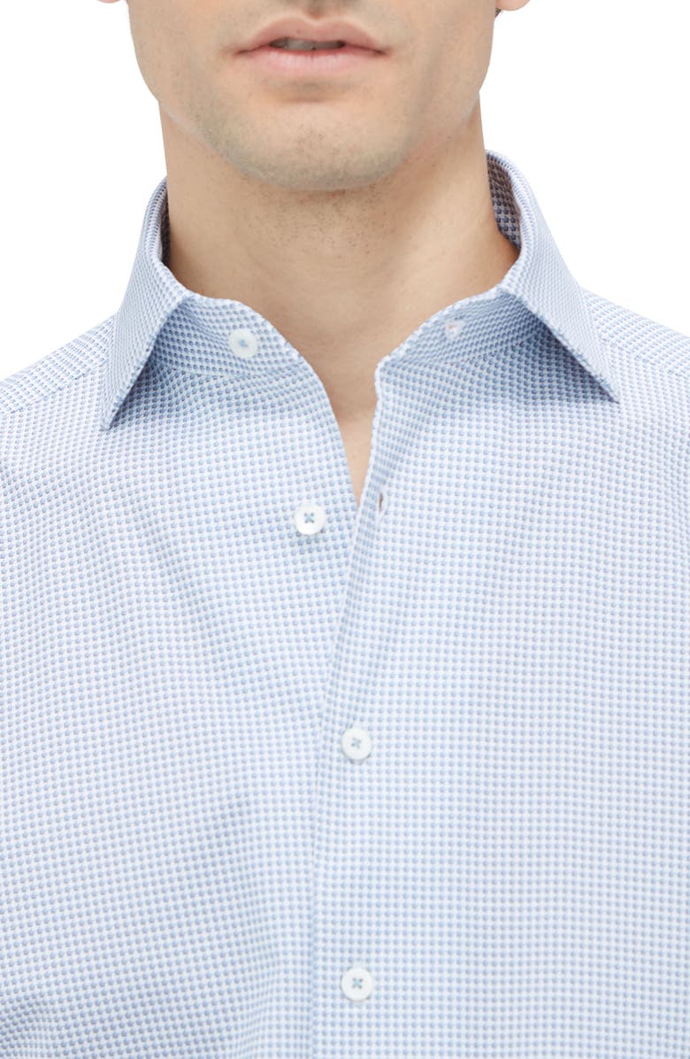 Bugatchi James OoohCotton<sup>®</sup> Button-Up Shirt, Alternate, color, Light Blue