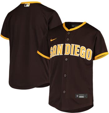 Nike Men's San Diego Padres Yellow Authentic Collection Early Work  Performance T-Shirt