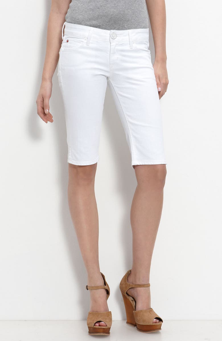 Hudson Jeans 'Viceroy' Stretch Denim Bermuda Shorts (White Wash ...