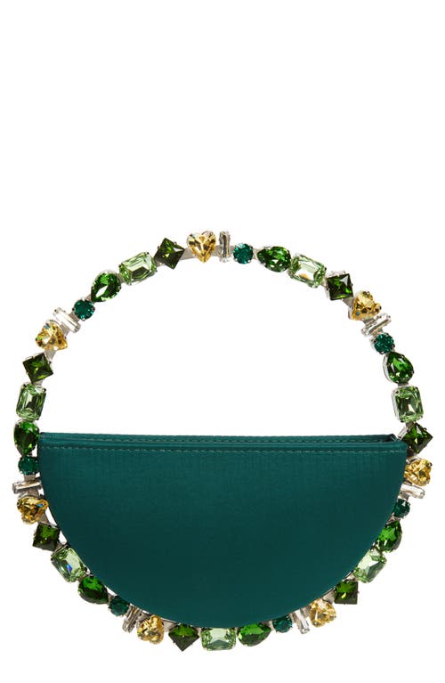 L’alingi L'alingi L'alingi Eternity Crystal Top Handle Bag in Emerald