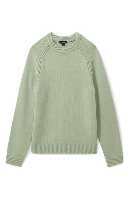 Shop Reiss Cloud Wool Blend Sweater In Sage Green