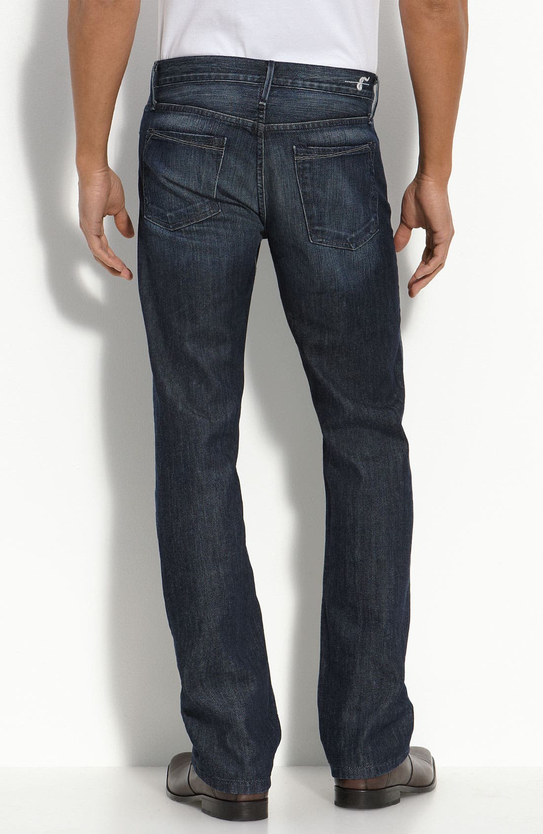 earnest sewn men's fulton classic straight leg jeans
