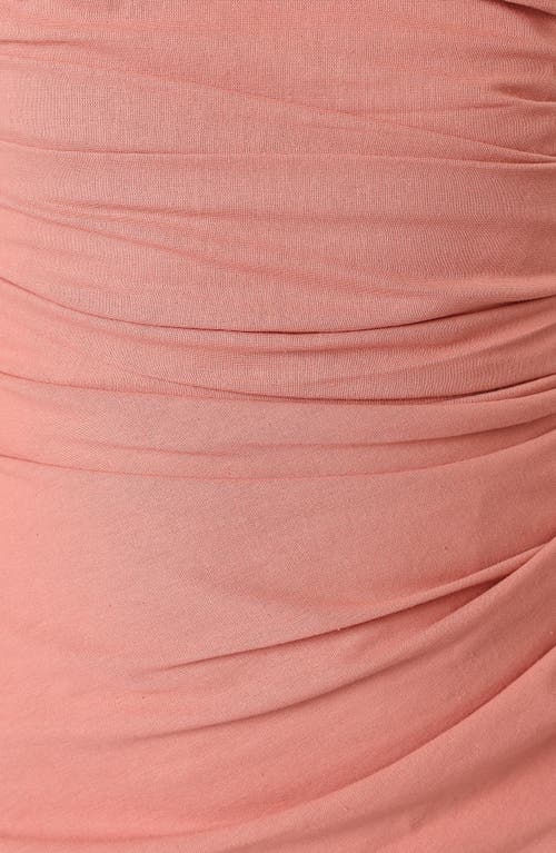 Petal And Pup Petal & Pup Axel Ruched Cotton Maxi Dress In Pink