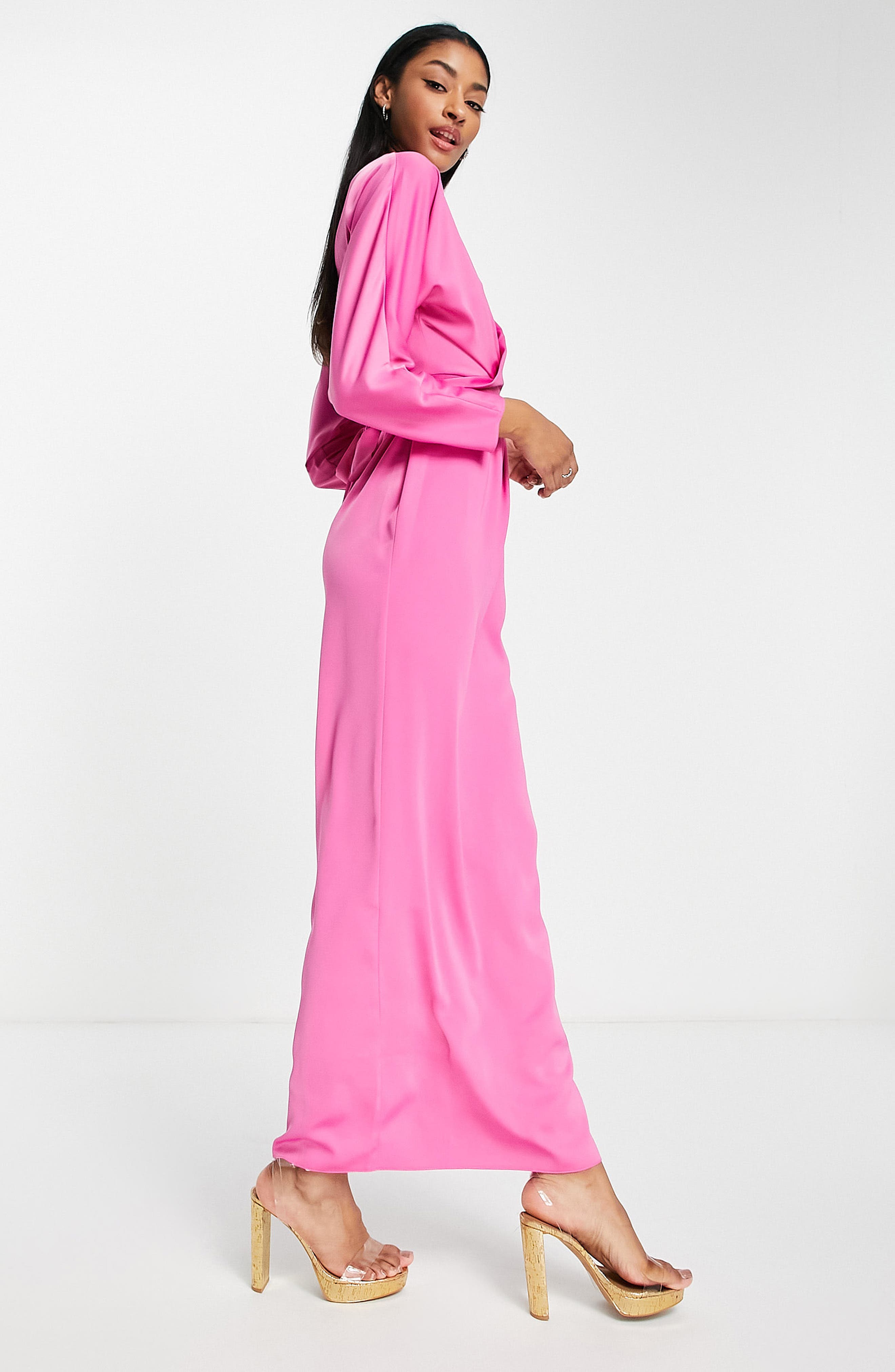 ASOS DESIGN Batwing Sleeve Maxi Dress 