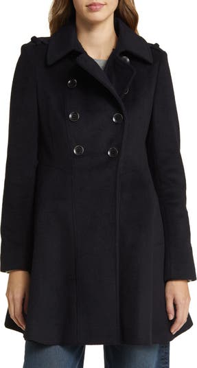 Wool deals skater coat