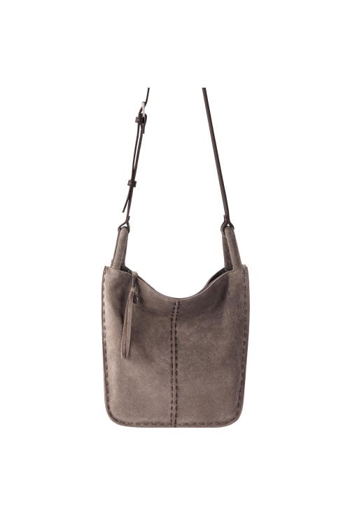 The Sak Los Feliz Crossbody In Mushroom Suede