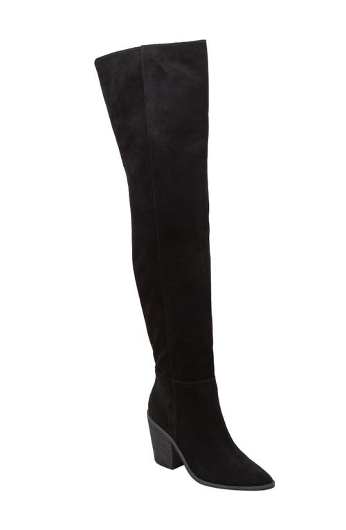 Maxi Over the Knee Boot in Black