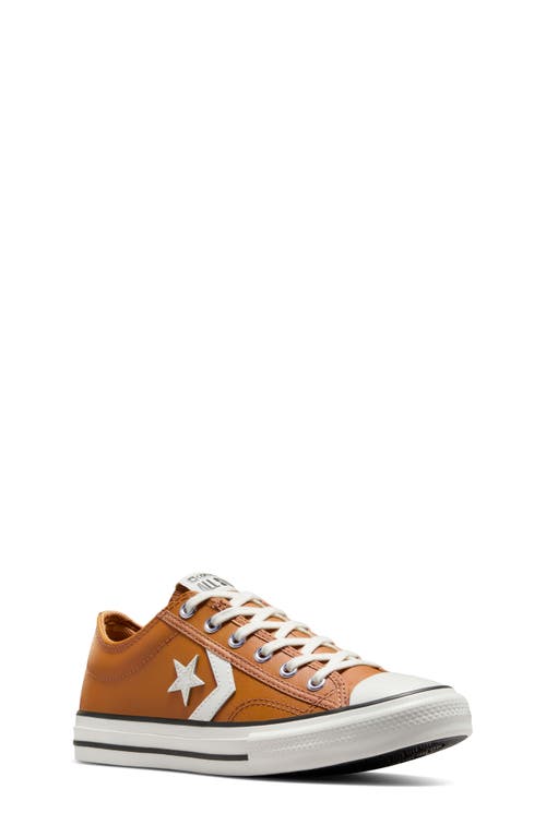 Shop Converse Kids' Star Player 76 Oxford Sneaker In Gingersnap/vintage White/black