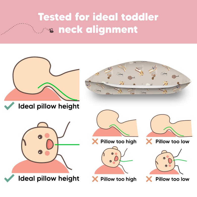 Shop Keababies Toddler Pillow With Pillowcase In Play Park