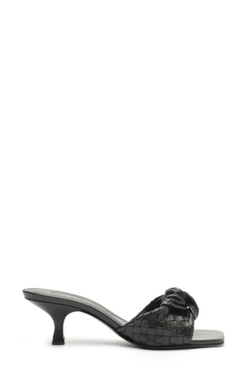Schutz Kareena Knot Slide Sandal In Black