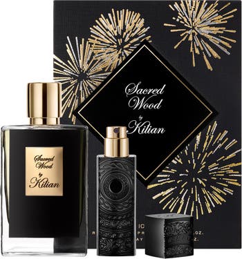 Kilian Paris Sacred Wood Refillable Perfume Icon Gift Set $595 Value